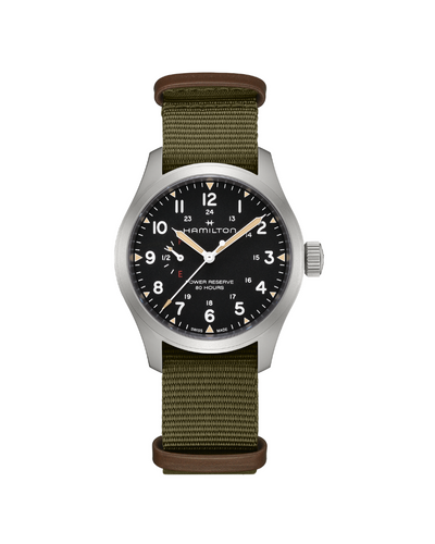 Khaki Field mechanical power reserve