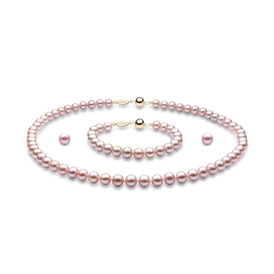 Essential Set Freshwater pearls - Pink