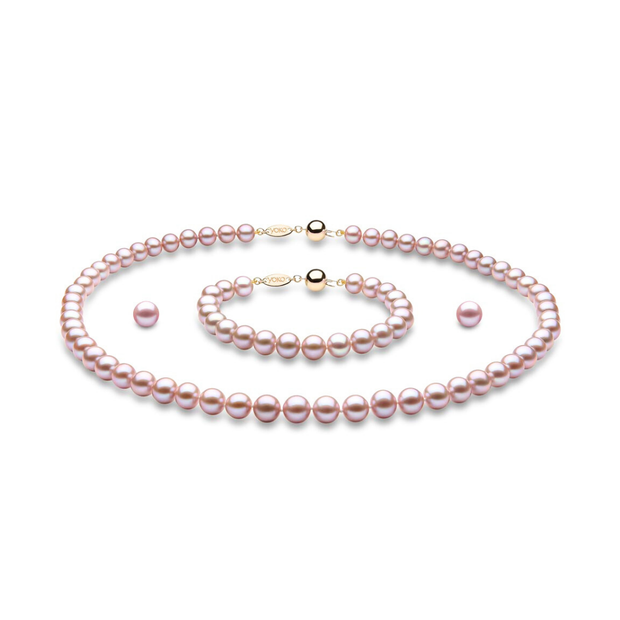 Essential Set Freshwater pearls - Pink