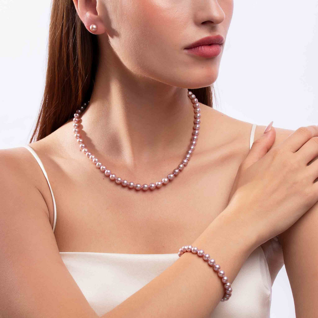 Essential Set Freshwater pearls - Pink