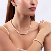 Essential Set freshwater pearls - white