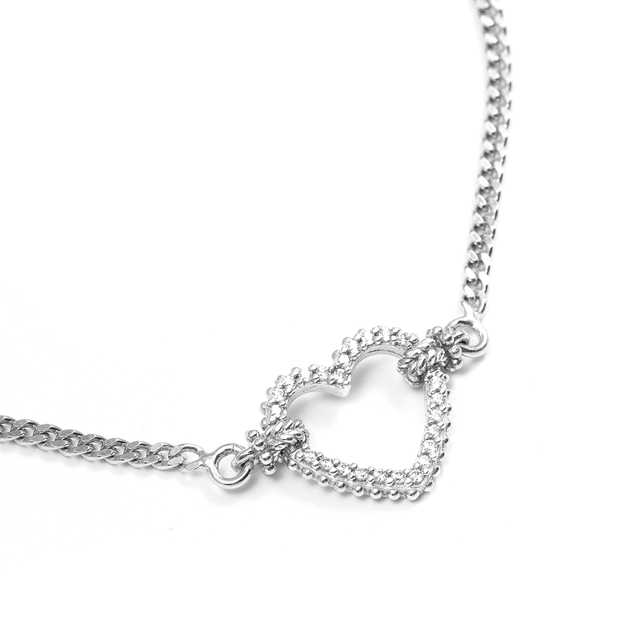 BRACCIALE TIGHT LOVE CON CUORE CON BRILLANTI