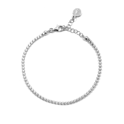 BRACCIALE TENNIS BIANCO