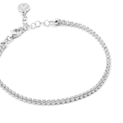 BRACCIALE TENNIS BIANCO