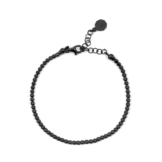 BRACCIALE TENNIS NERO