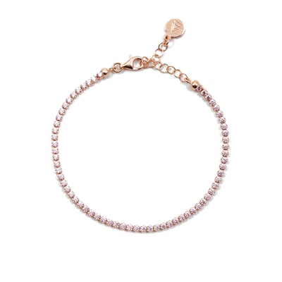BRACCIALE TENNIS ROSA