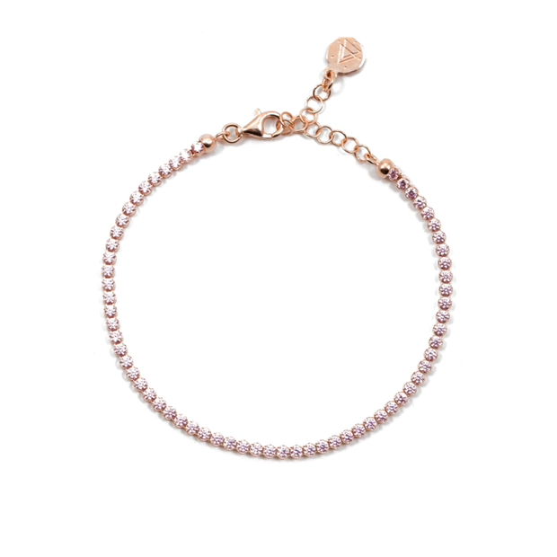 BRACCIALE TENNIS ROSA