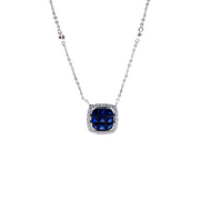 sapphire pavè necklace