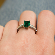 anello smeraldo